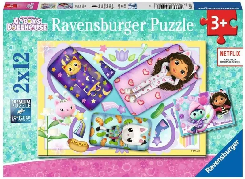 ΠΑΖΛ GABBY'S DOLLHOUSE RAVENSBURGER 2Χ12 24ΤΜΧ
