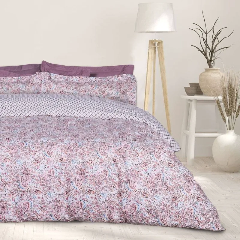 ΣΕΝΤΟΝΙΑ KING SIZE DAS HOME HAPPY 9669 ΣΕΤ 4 ΤΜΧ (260X280CM)