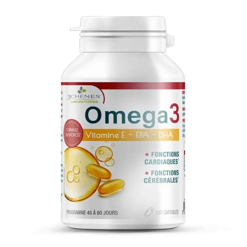 3 Chenes Omega 3 Reinforced Formula 120 Capsules