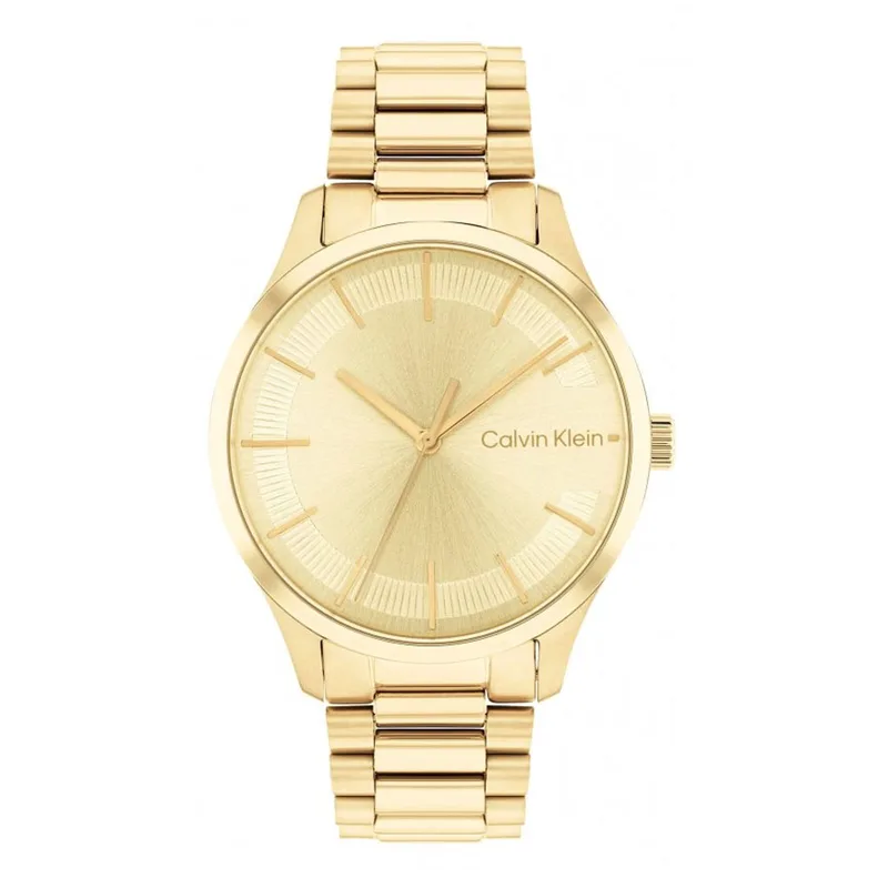 CALVIN KLEIN Iconic Χρυσό Stainless Steel Bracelet 25200043