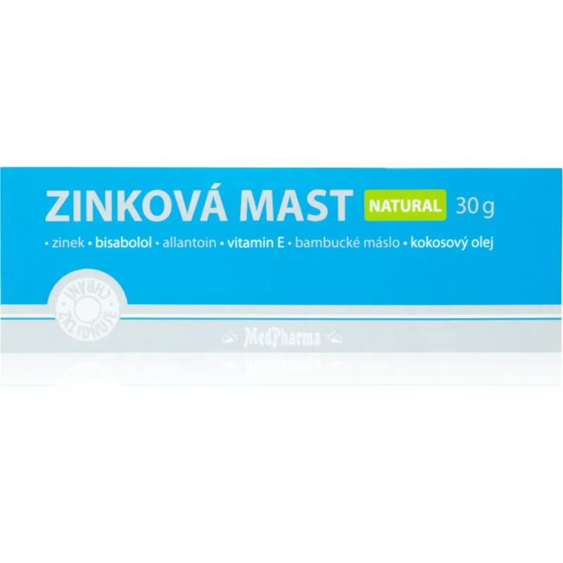MedPharma Zinc ointment Natural καταπραϋντική αλοιφή για την επιδερμίδα 30 γρ