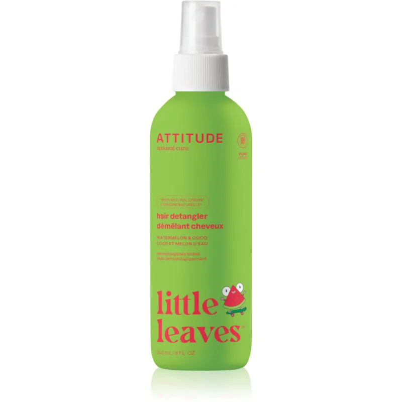 Attitude Little Leaves Watermelon & Coco σπρέι για εύκολο χτένισμα μαλλιών για παιδιά 240 ml