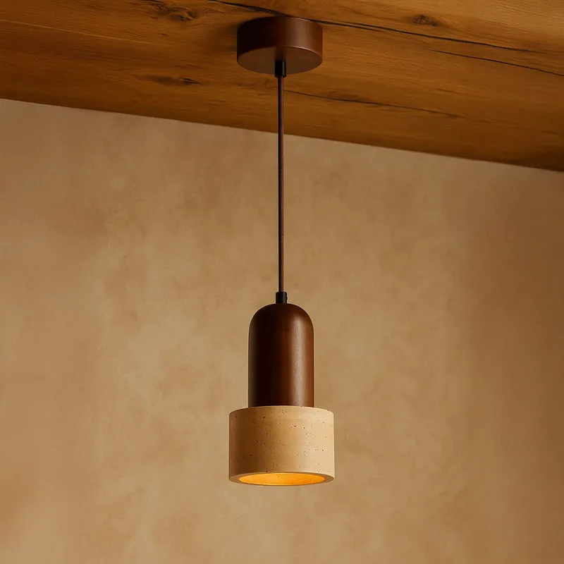 Πολυέλαιος Loer - Walnut 823Oly1108 (Φ12)