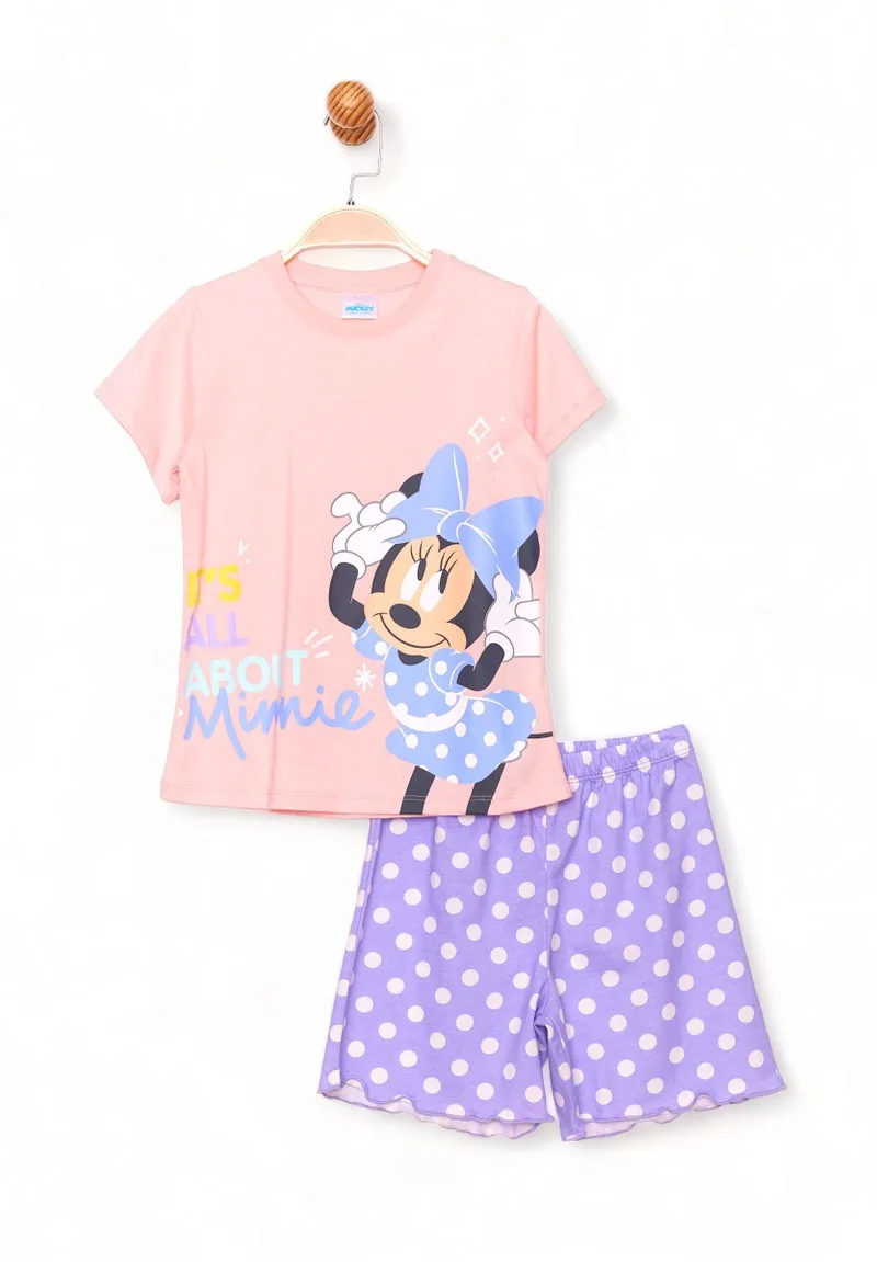 Πιτζάμα παιδική για κορίτσι Cimpa Minnie Mouse So Cute Disney MN19607-Ροζ