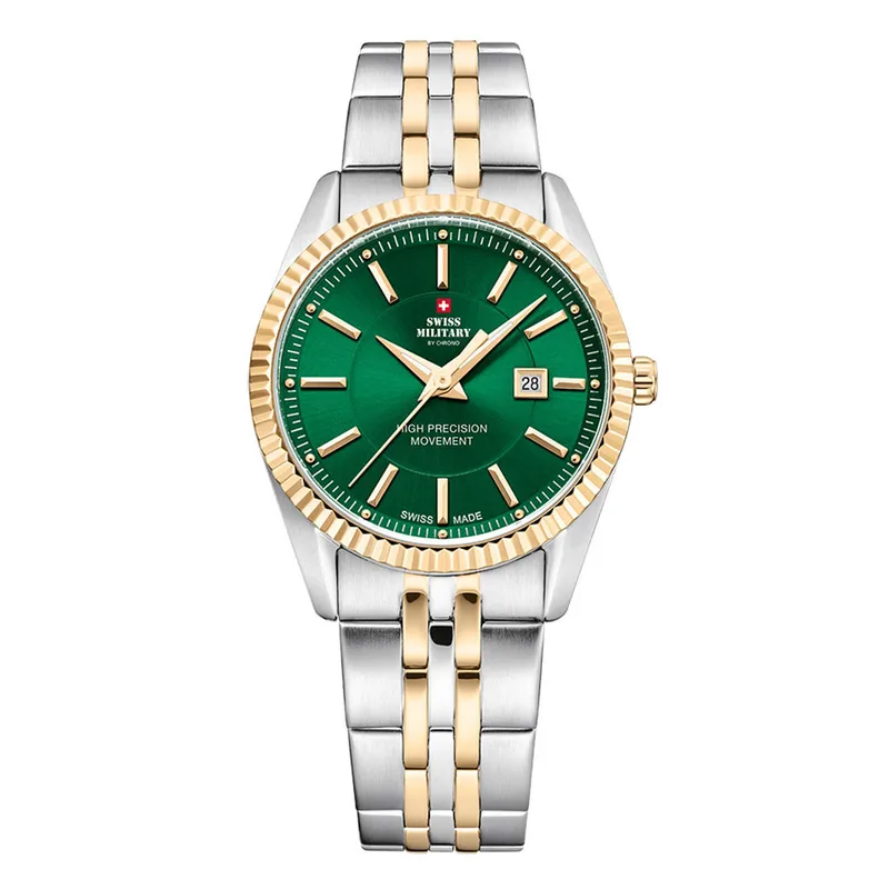 SWISS MILITARY By Chrono Two Tone Stainless Steel bracelet SM34066.10