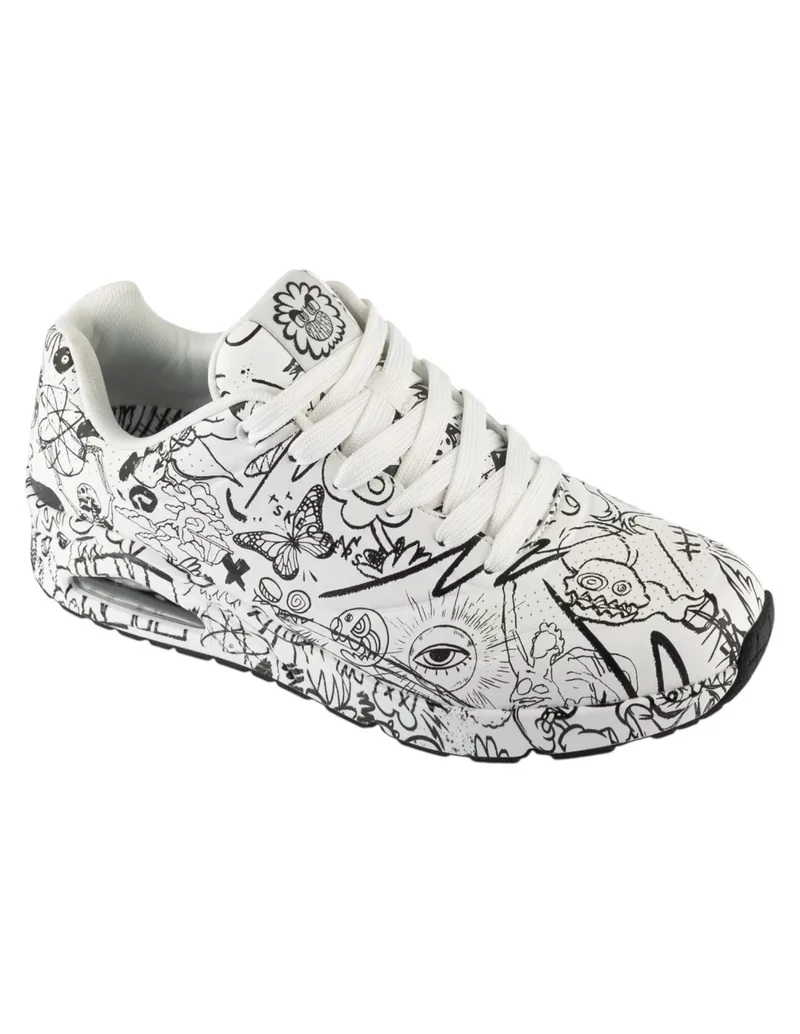 Skechers Uno Process Sketch 183501WBK