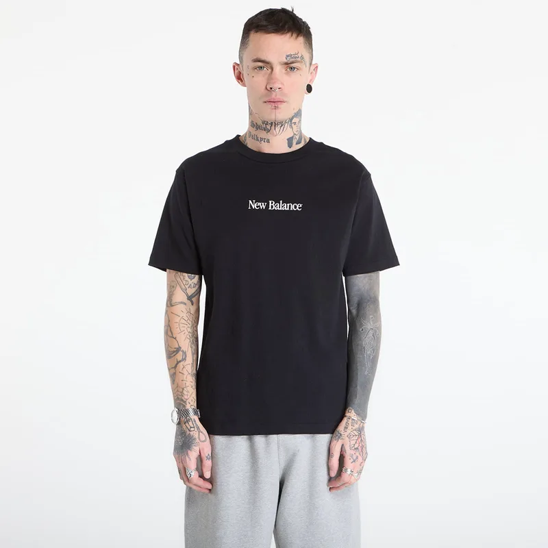 T-shirt New Balance N Collage T-Shirt Black L