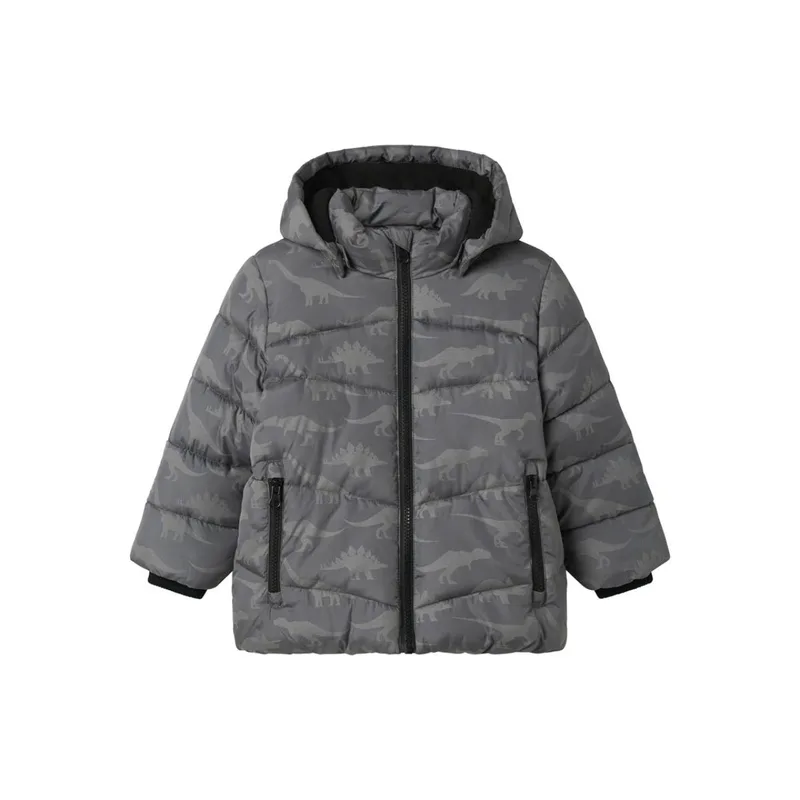 Μπουφάν puffer αγόρι name it-13243942-Poppy Seed