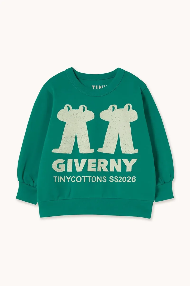 Παιδική βαμβακερή μπλούζα Tinycottons FROG & FROG GRAPHIC SWEATSHIRT