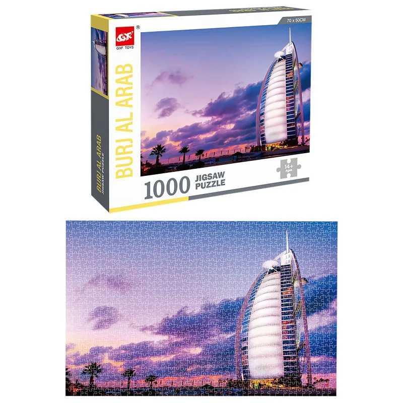 Παζλ 1000τμχ Burj Al Arab Σε Κουτί 20x5x25εκ. Toy Markt 69-1756 - Toy Markt - 69-1756