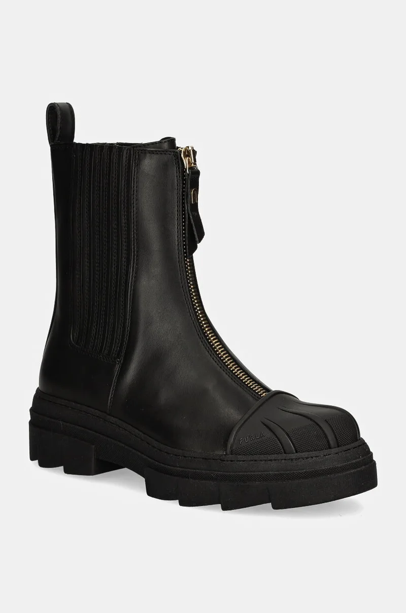 Δερμάτινες μπότες τσέλσι Furla Gum Chelsea Boot