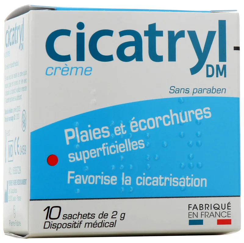 Pierre Fabre Cicatryl Cream for Superficial Wounds and Abrasions 10 sachets
