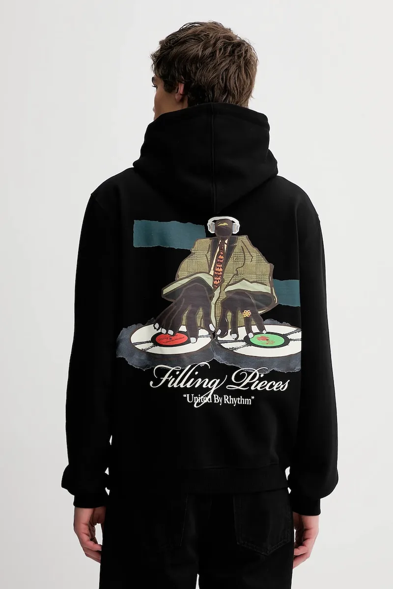 Βαμβακερή μπλούζα Filling Pieces Hoodie DJ