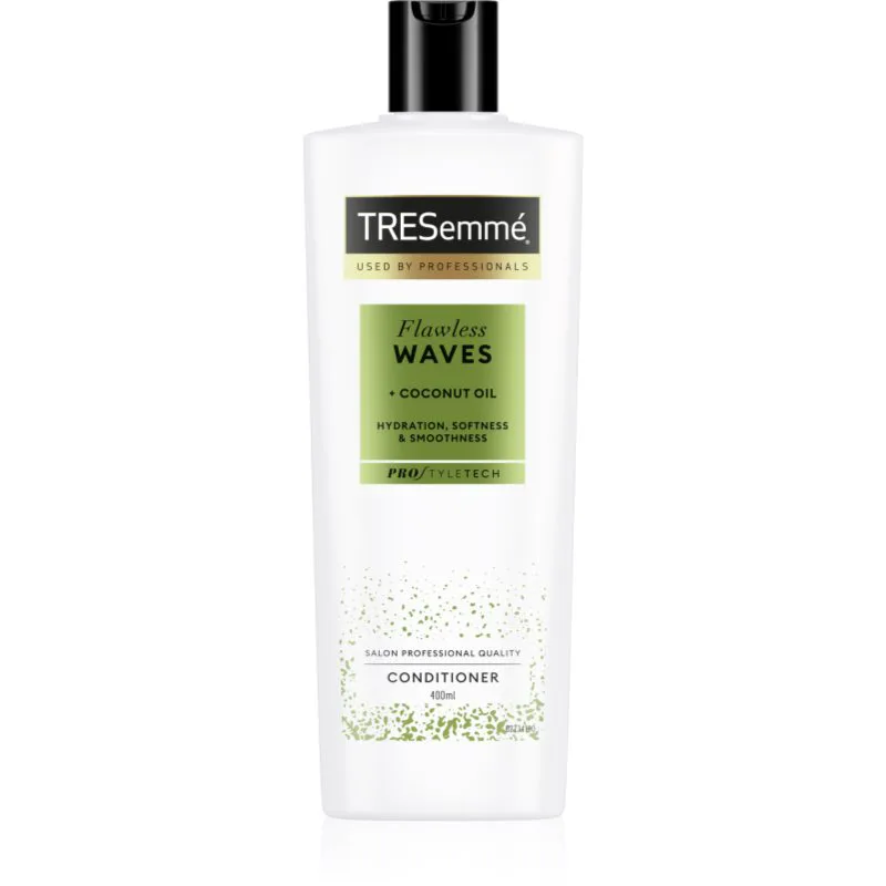 TRESemmé Flawless Waves ενυδατικό μαλακτικό για σπαστά και σγουρά μαλλιά 400 ml