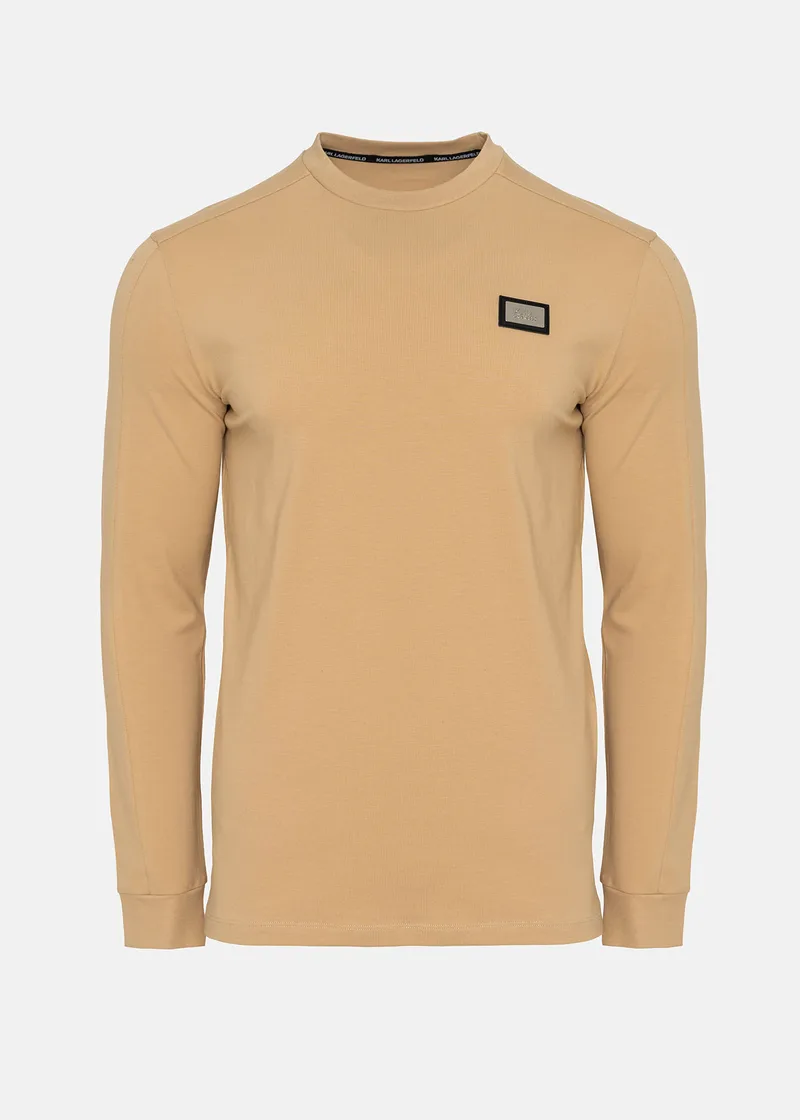 Karl Lagerfeld Μπλούζα της σειράς Crewneck - 755023 534221 410 Sand
