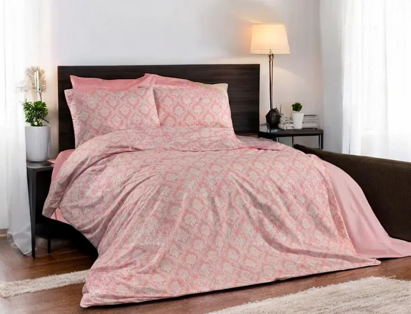 ΣΕΤ ΣΕΝΤΟΝΙΑ ΕΜΠΡΙΜΕ BAROQUE ΡΟΖ ΔΙΠΛΟ 200Χ240 LINEAHOME