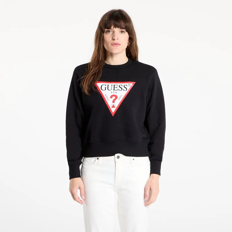 Φούτερ Guess Cn Original Fleece Black M