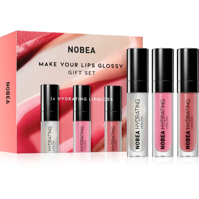 NOBEA Beauty Pleasure NOBEA Make Your Lips Glossy Gift Set Σετ λιπ γκλος έκδοση δώρου