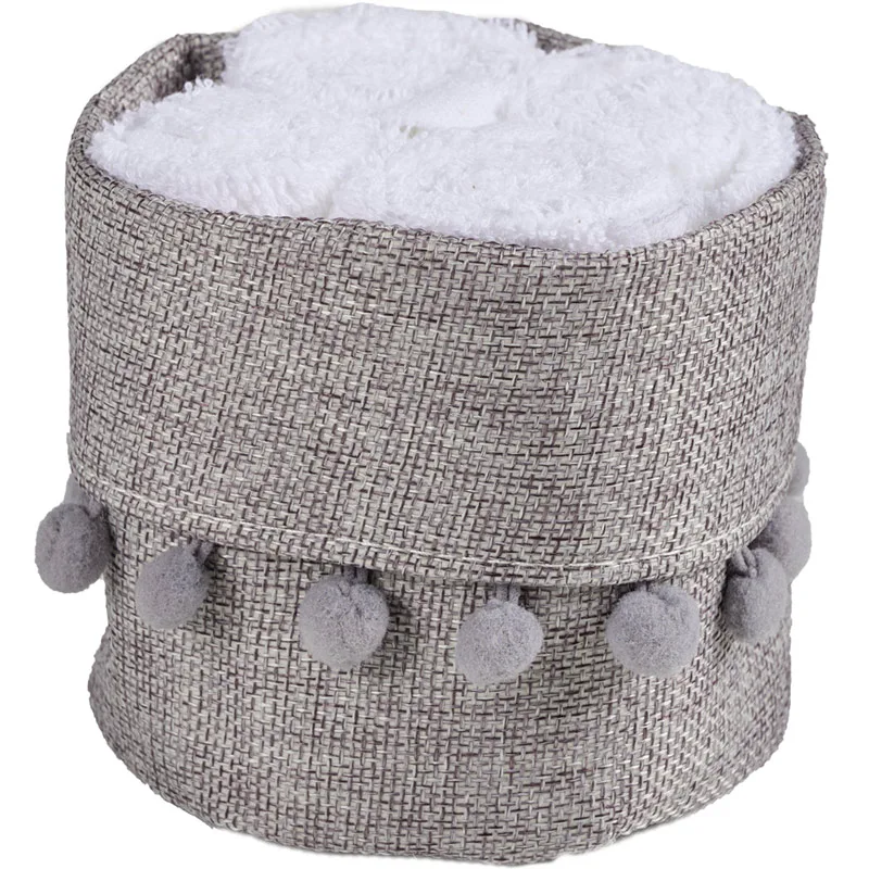 Λαβέτες Χεριών Σετ 4τμχ Das Home Soft 4012 White 30x30