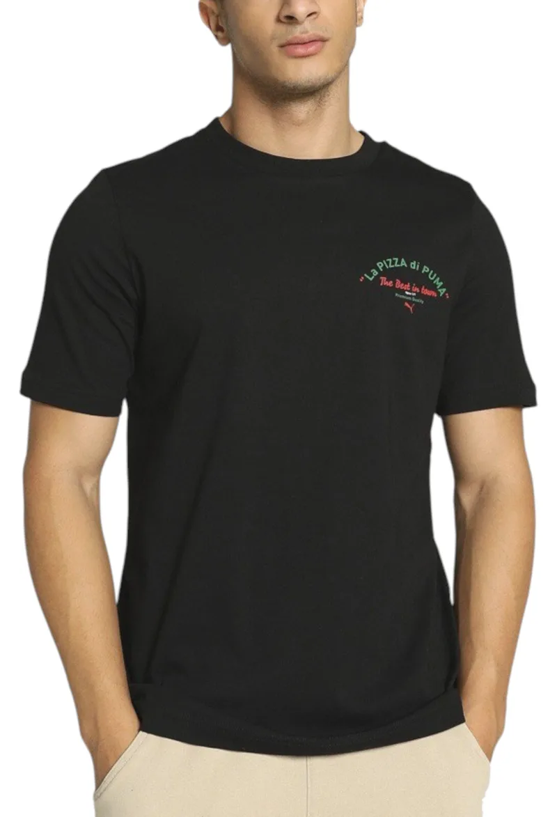 Μπλούζα Κοντομάνικη Puma Graphics Pizza 625415-01 Ανδρικό