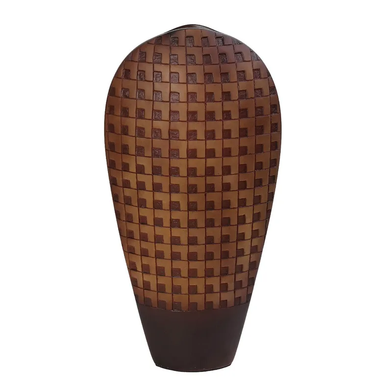 Διακοσμητικό Βάζο (23x10.5x45.5) Espiel Καφέ FIK374