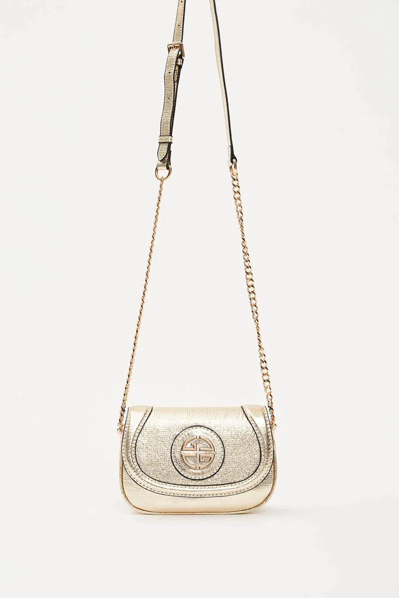 Gaudi γυναικεία τσάντα crossbody "Giusy" - V6AE-12724 Χρυσό