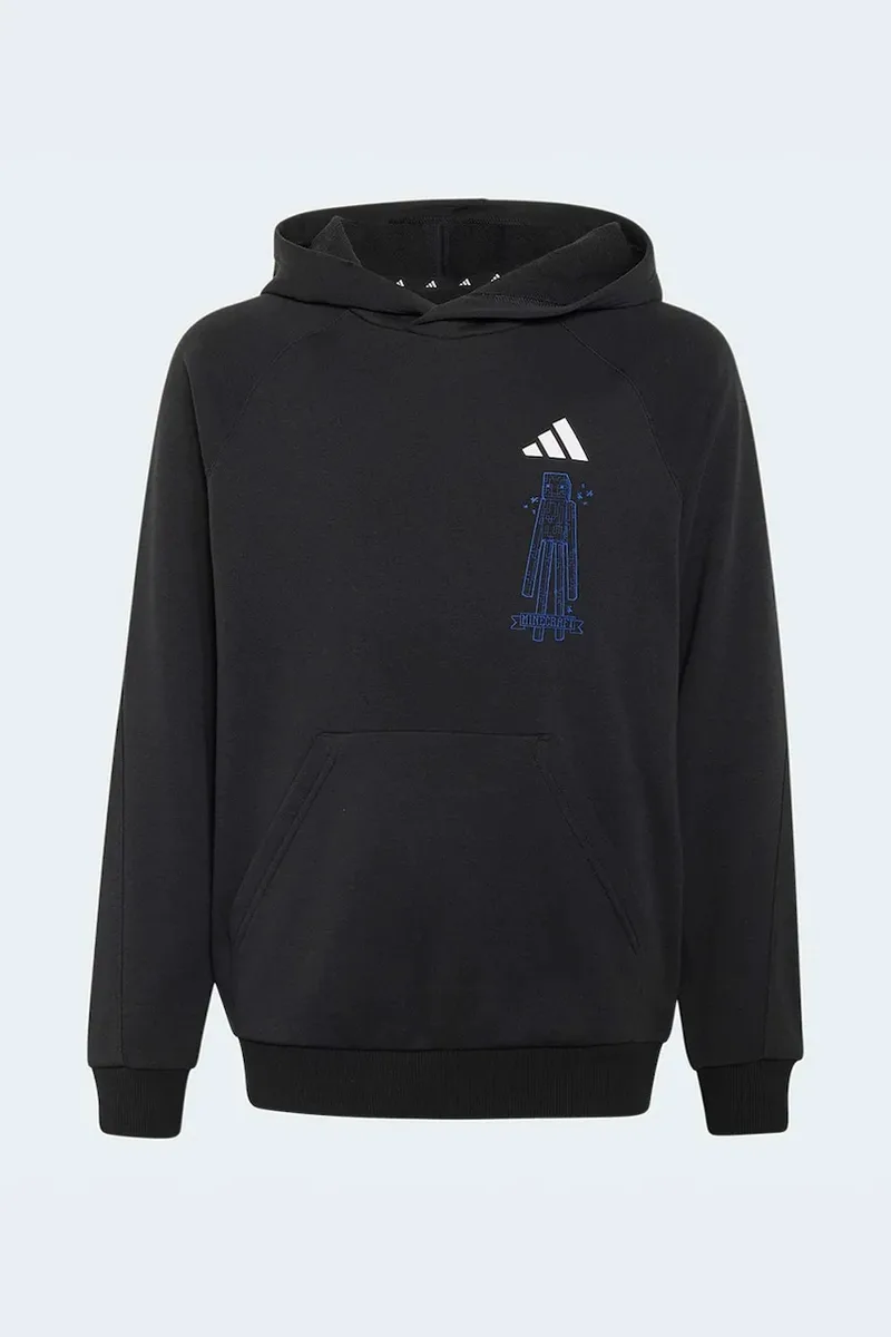 adidas μπλούζα με κουκούλα παιδική με βαμβάκι MINECRAFT