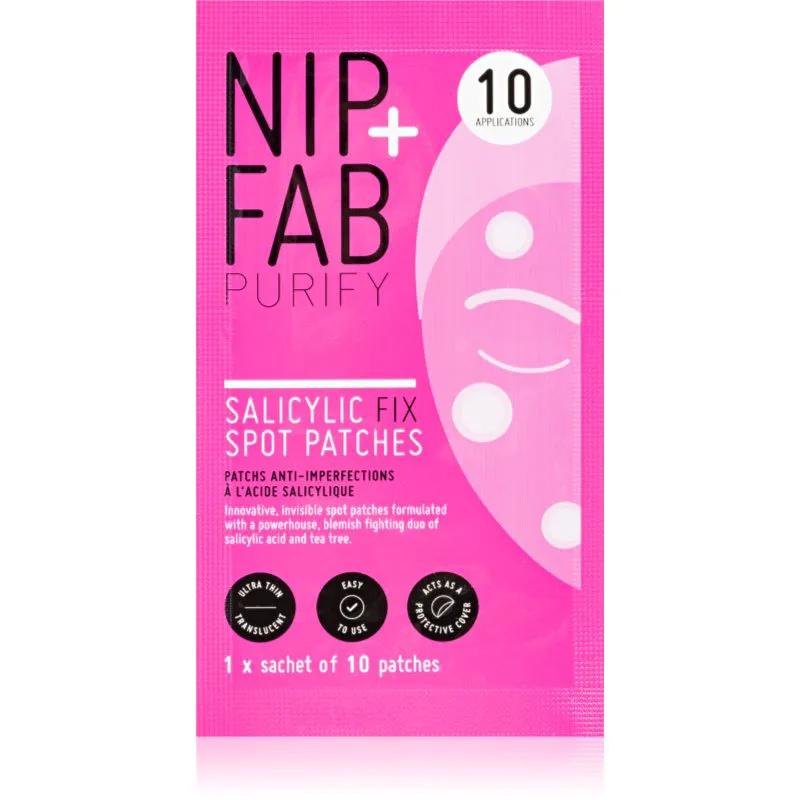 NIP+FAB Salicylic Fix καθαριστικές ταινίες προσώπου 10 τμχ