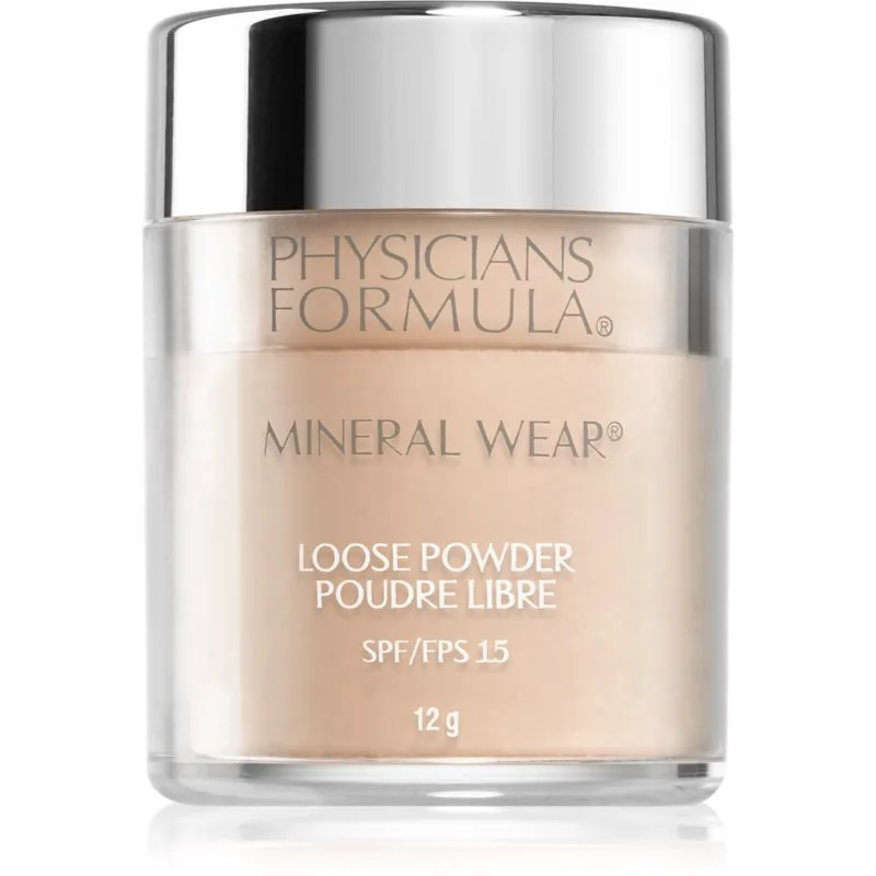 Physicians Formula Mineral Wear® Diamond Loose Powder μεταλλικό μέικ απ πούδρα σε σκόνη απόχρωση Translucent Light 12 γρ