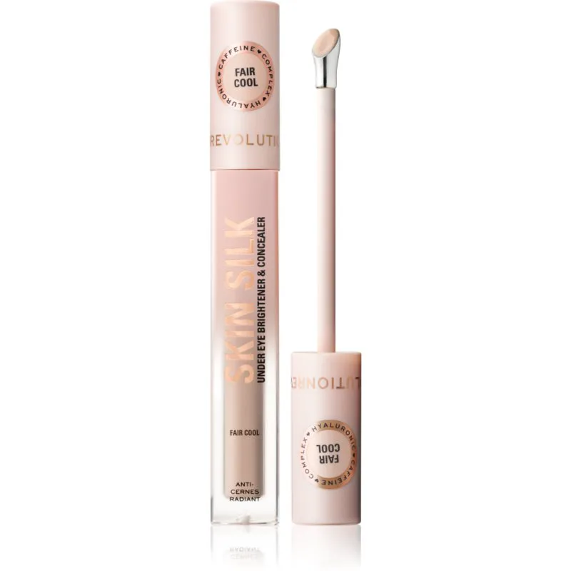 Revolution Skin Silk Under Eye Brightener & Concealer λαμπρυντικός διορθωτής απόχρωση Fair Cool 4 ml