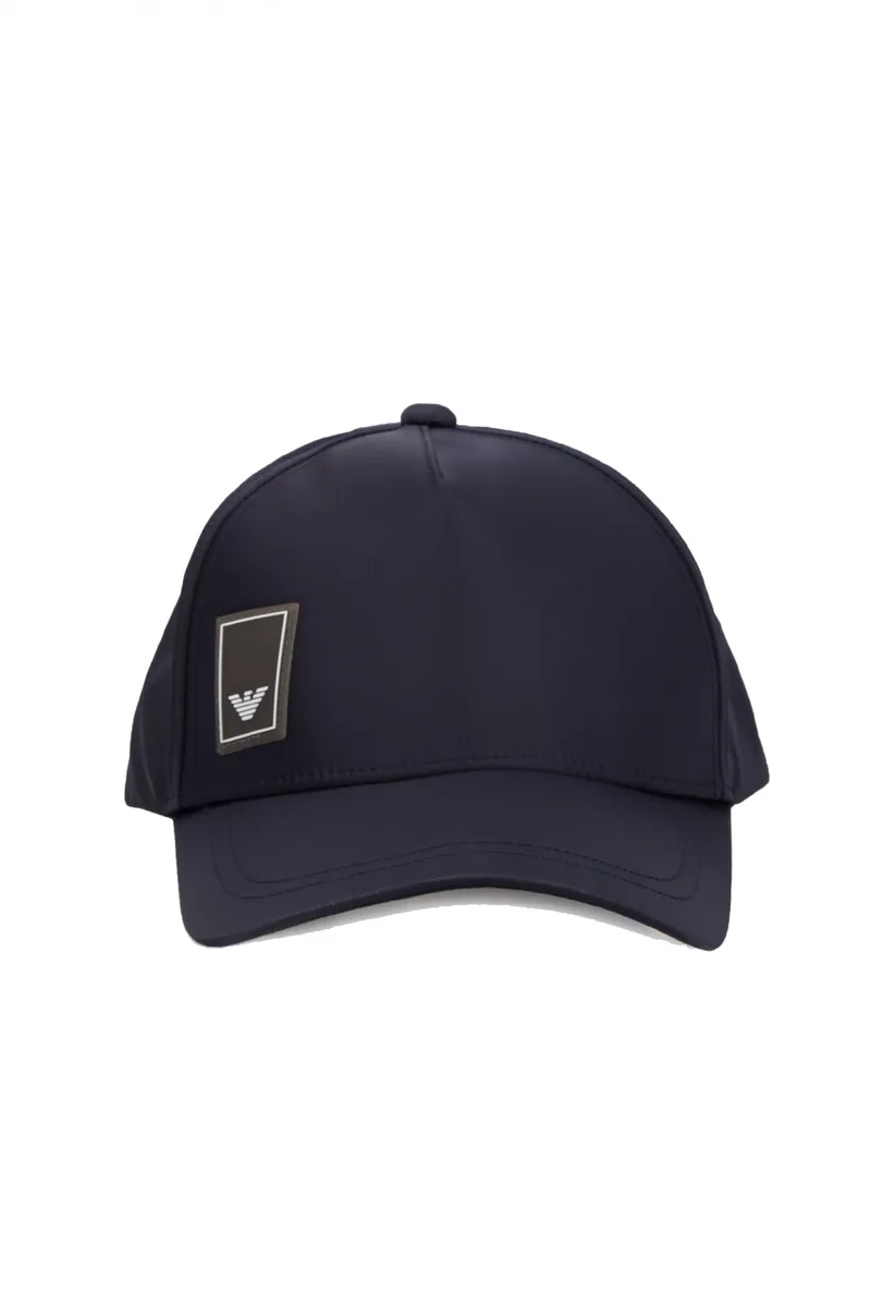 EMPORIO ARMANI ΚΑΠΕΛΟ BASEBALL LOGO ΜΠΛΕ