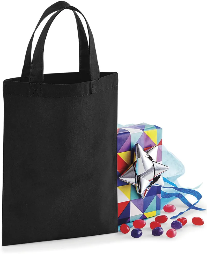 Τσάντα Shopping W103 Westford Mill 100% Βαμβάκι 19x25cm Black