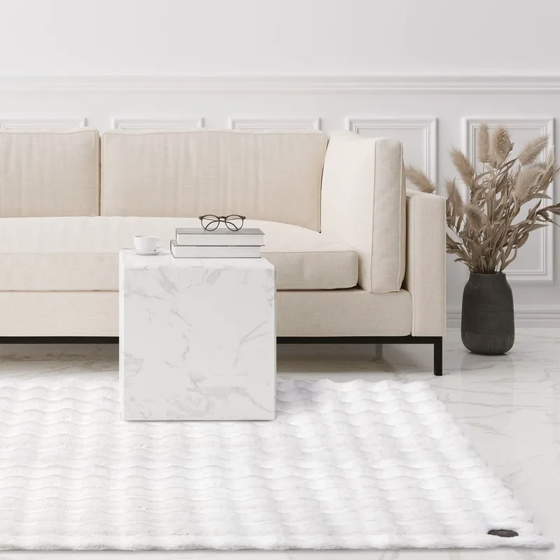 ΧΑΛΙ GREENWICH POLO CLUB FAUX FUR 3111 WHITE (150X200CM)