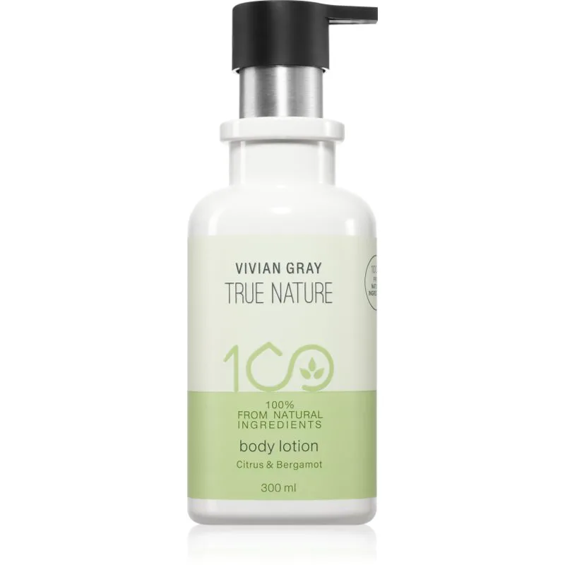 Vivian Gray True Nature Citrus & Bergamot θρεπτικό γάλα για το σώμα 300 ml