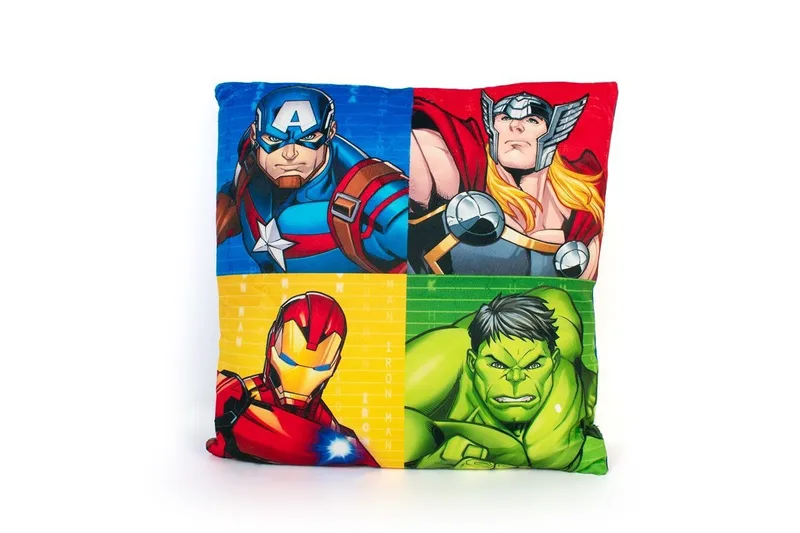 Βελούδινο Μαξιλάρι Marvel Avengers 53 38x38 Blue