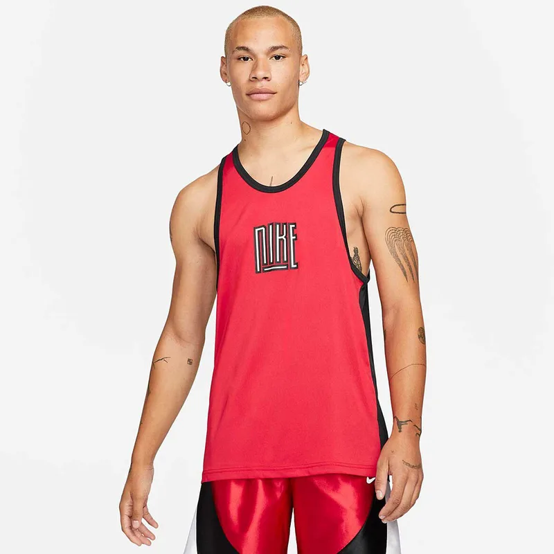 Nike Dri-FIT Ανδρική Αμάνικη Μπλούζα για Μπάσκετ (9000094833_11140)