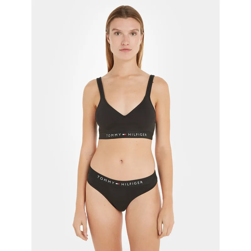 Tommy Hilfiger Στρίνγκ UW0UW04146 Μαύρο
