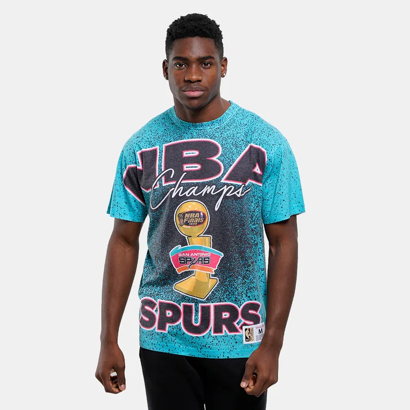 Mitchell & Ness San Antonio Spurs Champ City Sublimated Ανδρικό T-shirt (9000178694_69352)
