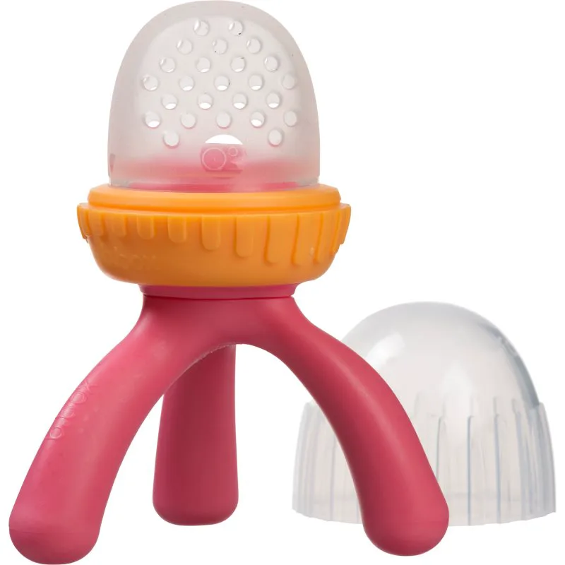b.box Feeder Teether πιπίλα σίτισης Strawberry 4m+ 1 τμχ