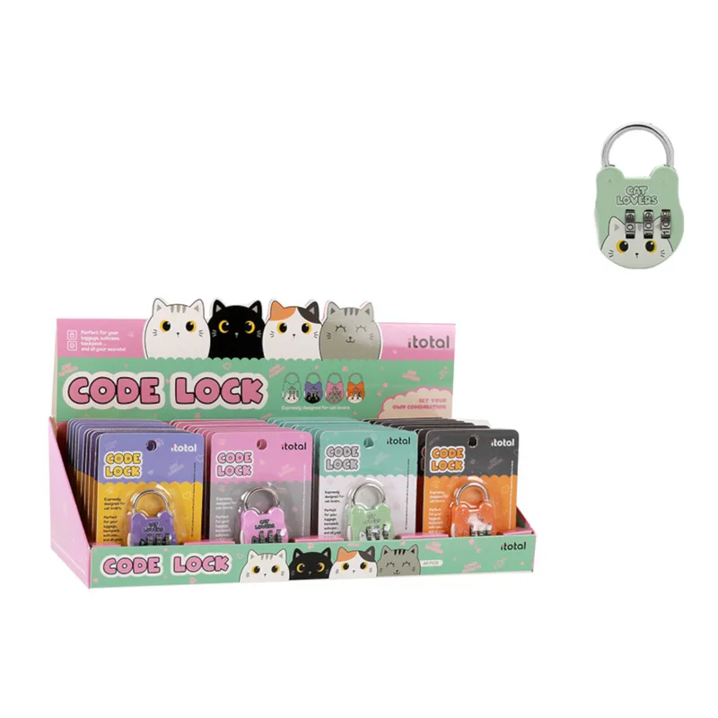 Λουκέτο με Συνδυασμό I-Total White Cat XL2954_W