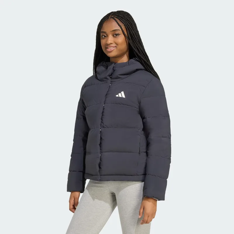 adidas Sportswear Helionic CLIMAWARM Hooded Down Γυναικείο Puffer Μπουφάν (9000253551_1469)