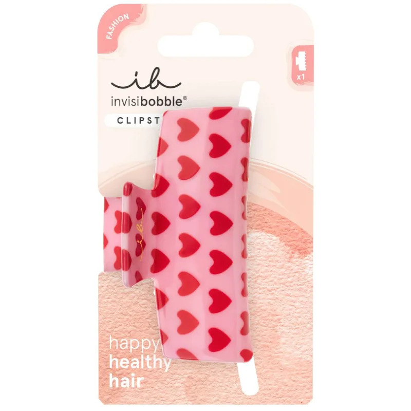 Invisibobble Clipstar M Love Is In The Hair Κλάμερ Ιδανικό για Πυκνά Μαλλιά 1 Τεμάχιο
