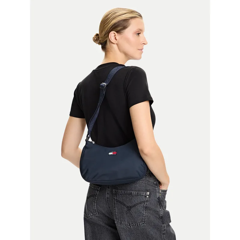 Τσάντα Tommy Jeans Tjw Ess Daily Shoulder Bag AW0AW17888 Σκούρο μπλε