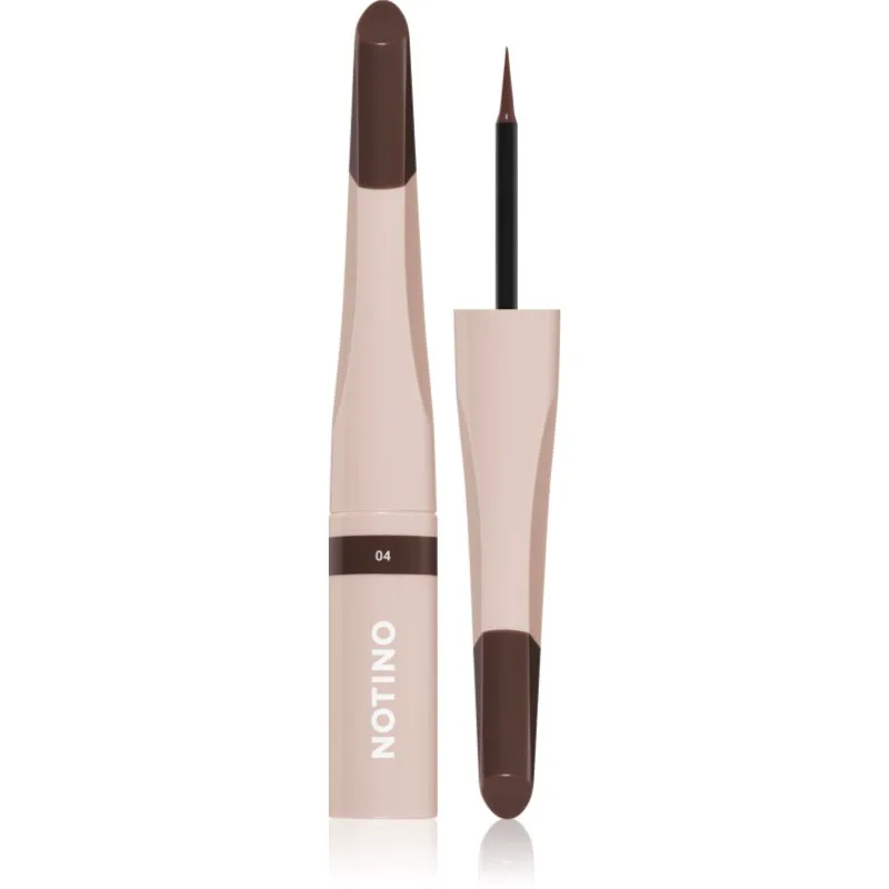 Notino Serum-Infused Lifeproof Eyebrow Liner υγρά λάινερ για φρύδια με ορό 04 Dark Brown 2.8 ml