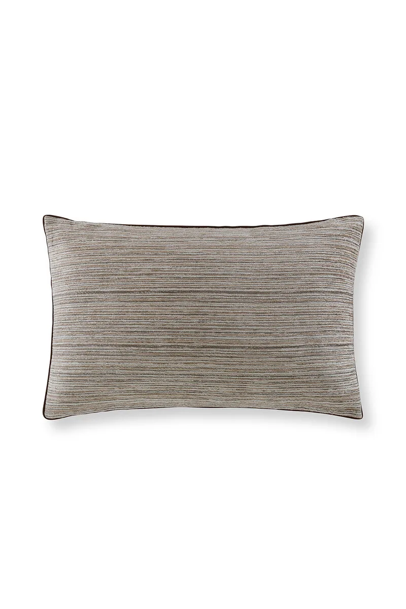 Coincasa διακοσμητικό μαξιλάρι με ριγέ σχέδιο 35 x 55 cm - 007255749 Καφέ Ανοιχτό
