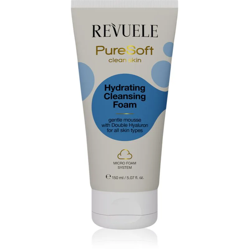 Revuele PureSoft Clean Skin ενυδατικός καθαριστικός αφρός για το πρόσωπο 150 ml