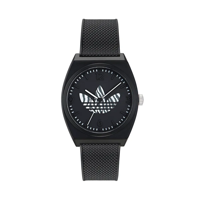 Ρολόι adidas Originals Project Two GRFX AOST23551 Μαύρο