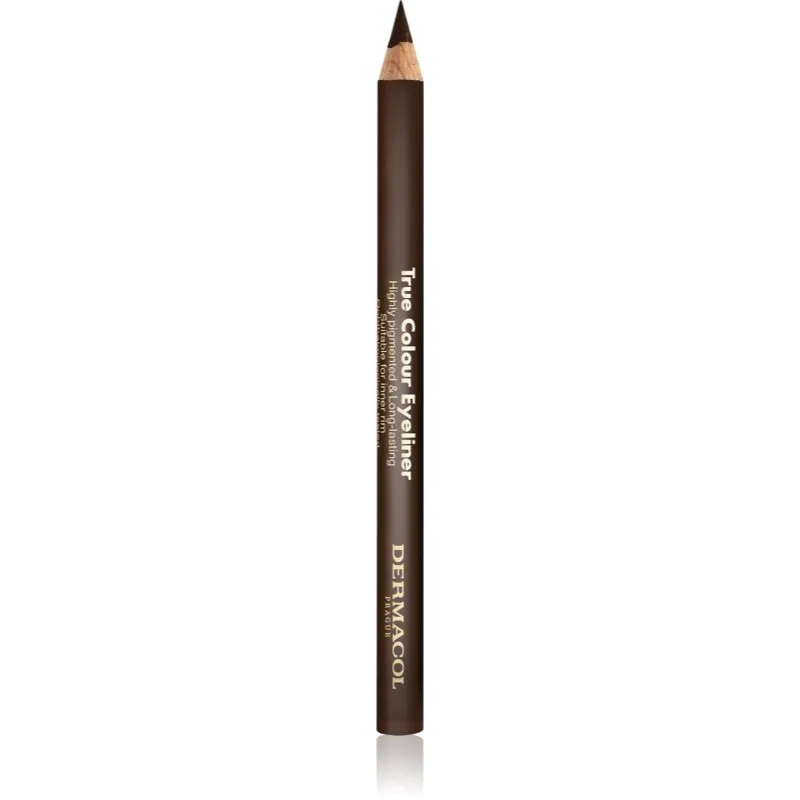 Dermacol True Colour Eyeliner μακράς διαρεκίας μολύβι για τα μάτια απόχρωση 02 Brown 4 γρ
