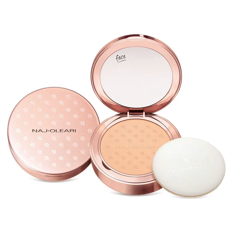 Naj Oleari Skin Caress Compact Powder 02 - Peach Pink