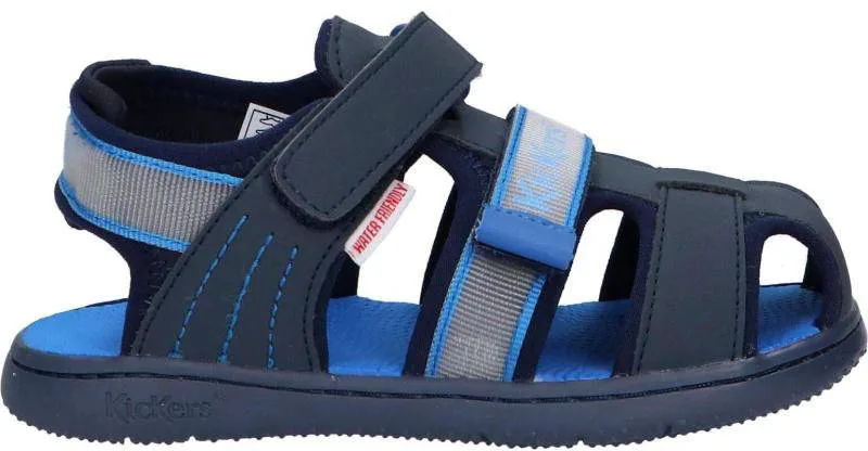 ΠΑΠΟΥΤΣΟΠΕΔΙΛΑ KICKERS KICKBEACHOU 960600 ΜΠΛΕ ΣΚΟΥΡΟ/ΓΑΛΑΖΙΟ (EU:23)